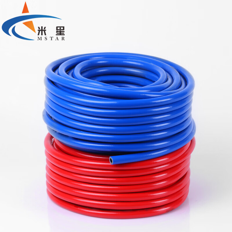 三胶两线管带风炮氧气管 内径6毫米(28米)颜色随机