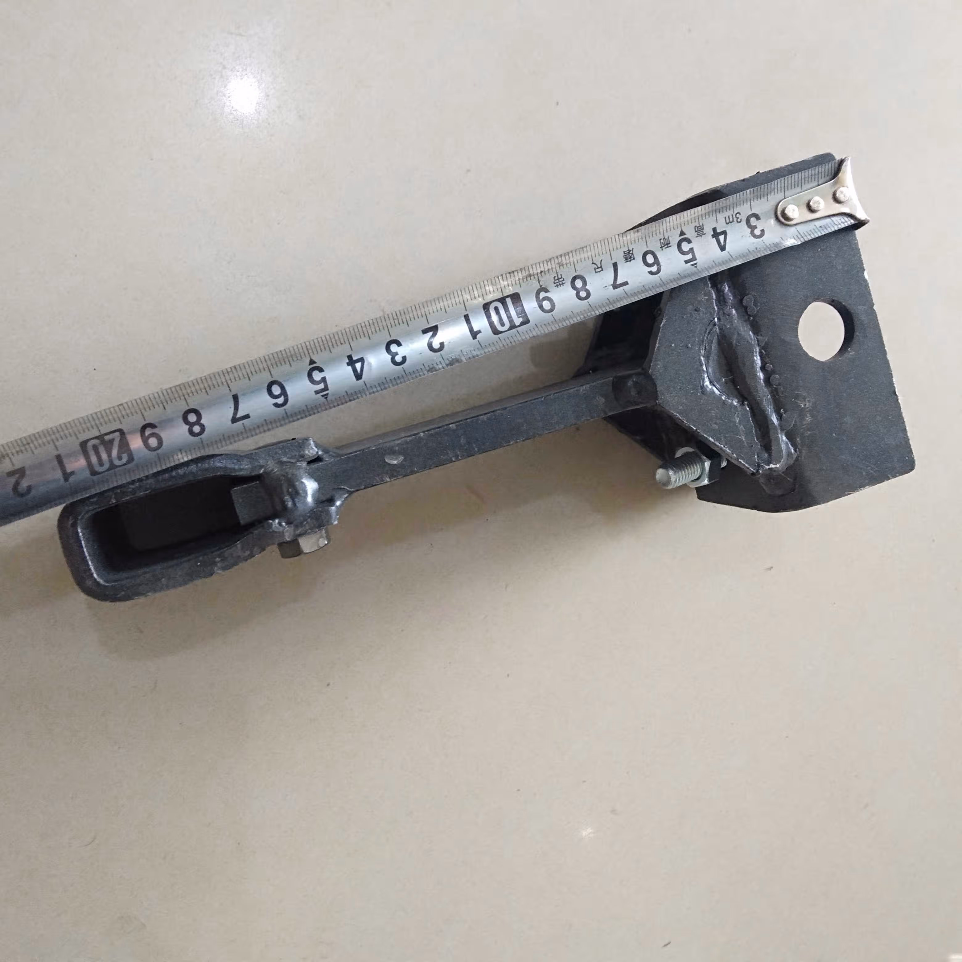 逐月农机农具农业机械小白龙微耕机农机配件后拖挂调节支架组件一个