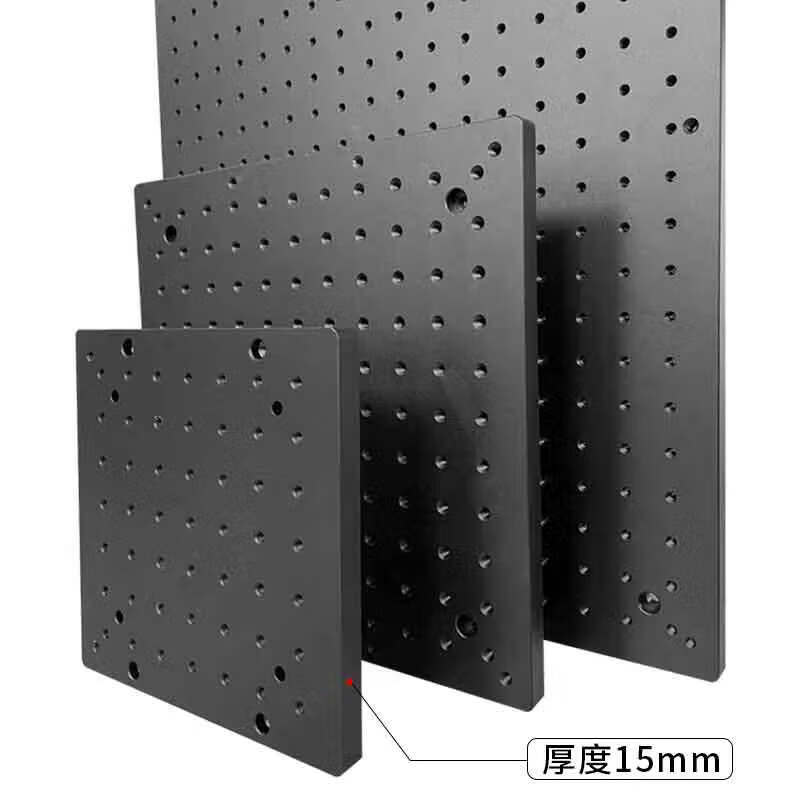 创力恒加厚15mm科研级硬铝面包板光学平台多孔固定实验铝合金 100*200*15mm（硬铝合金）