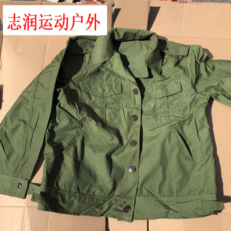 87绿色夏扣式作训服 1号2型身高160-165腰围2尺6