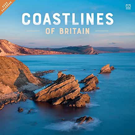 预订coastline of britain square wall calendar 2022