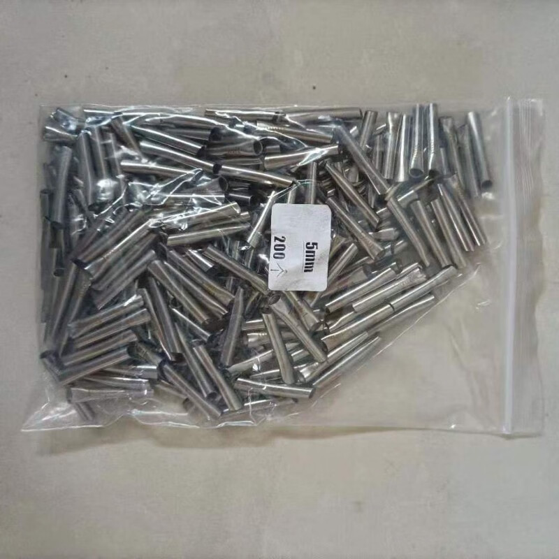 不锈钢胶嘴打胶神器结构胶玻璃胶枪嘴鸭嘴型扁胶嘴 5mm 100个