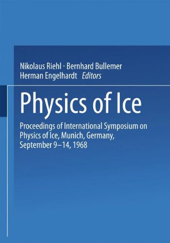 预订 Physics of Ice
