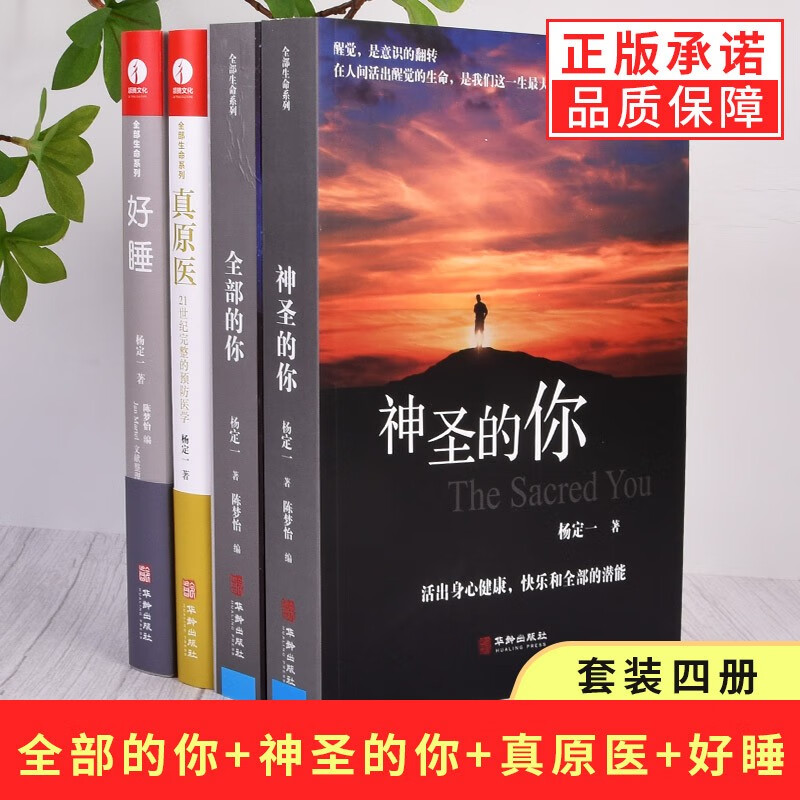【多规格】杨定一的书全部生命系列 真原医+全部的你+神圣的你+静坐的科学+好睡+丰盛+时间的陷阱+转折点 +短路+不合理的快乐+疗愈的饮食与断食 杨定一4册
