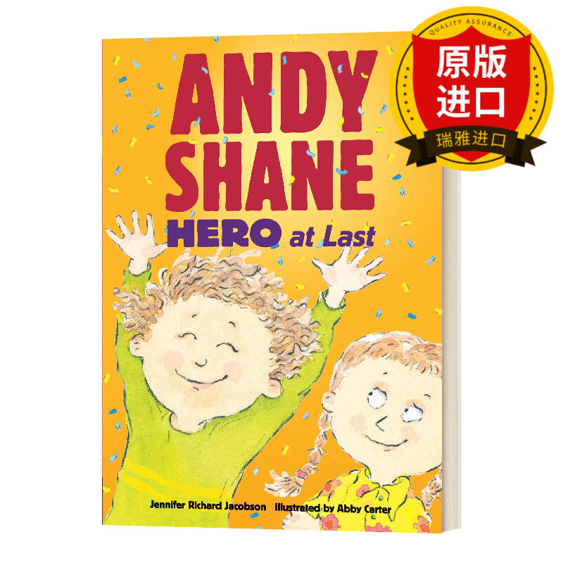 06 安迪·谢恩,最后的英雄 安迪·谢恩06 儿童章节桥梁故事书 英文版