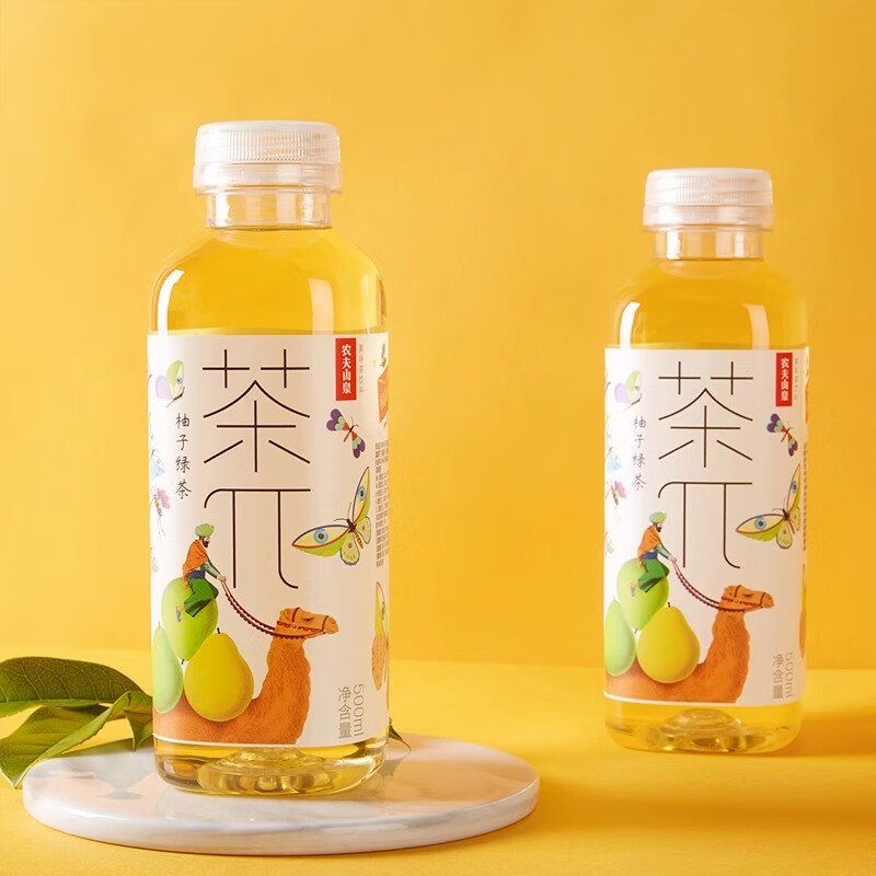 农夫山泉茶派π饮料500ml*15瓶整箱批特价青提蜜桃乌龙茶叶果味饮料 4味各3瓶 500mL*12瓶 【组合】