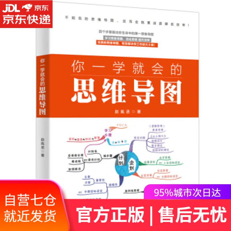 【新华书店】你一学就会的思维导图 赵胤丞 著 北京时代华文书局