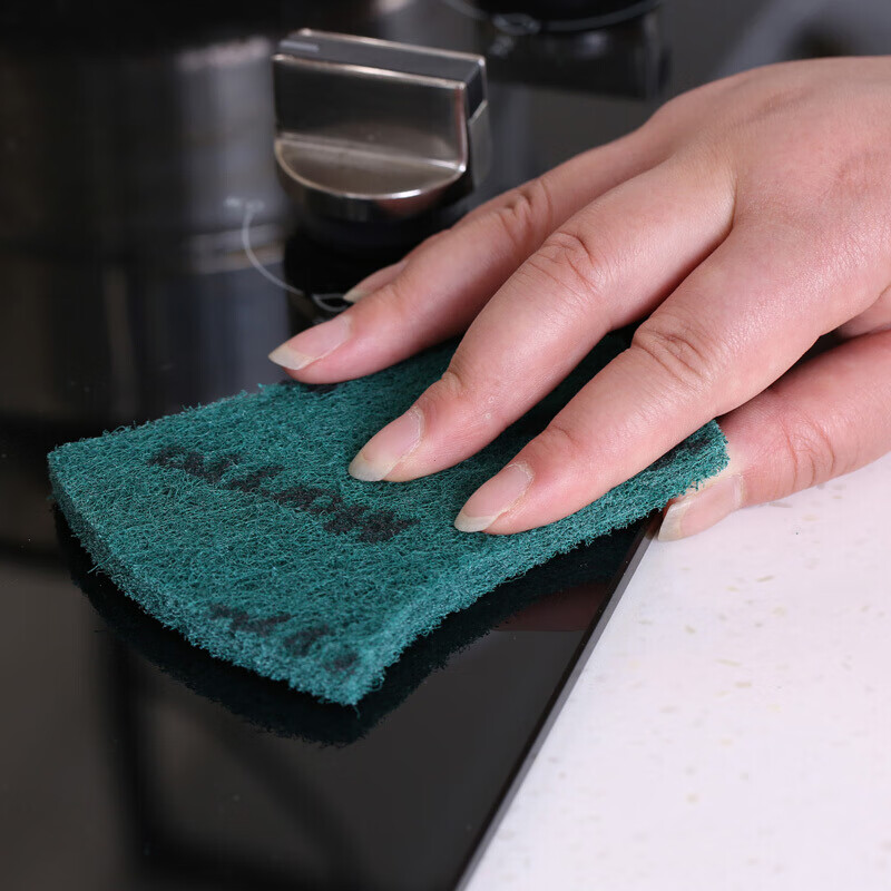 美丽雅强力去污百洁布 易清洗金刚砂擦锅洗碗除重垢清洁抹布 15片