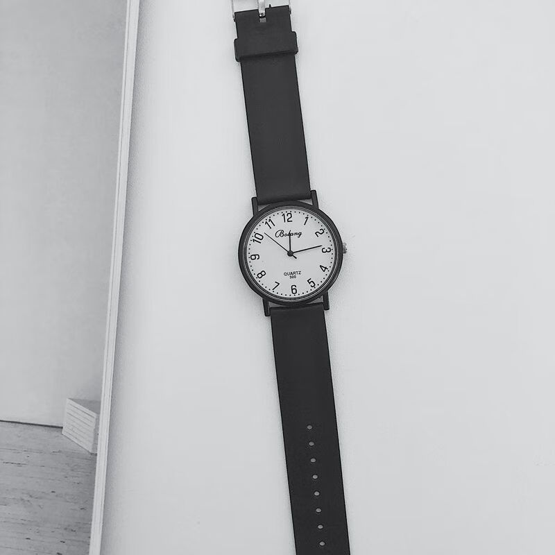 世纪约定 ins学霸手表男女学生韩版简约潮流复古小清新百搭(大小白)