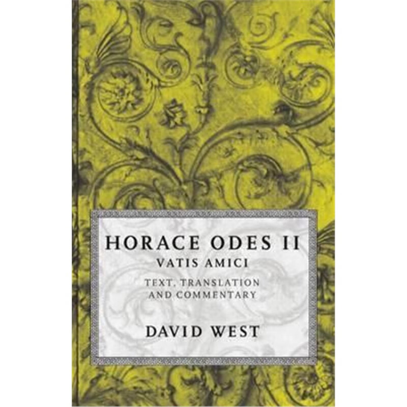 预订horace: odes ii: vatis amici