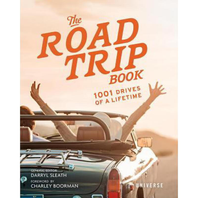 预订 the road trip book: 1001 drives of a lifetime 英文原版