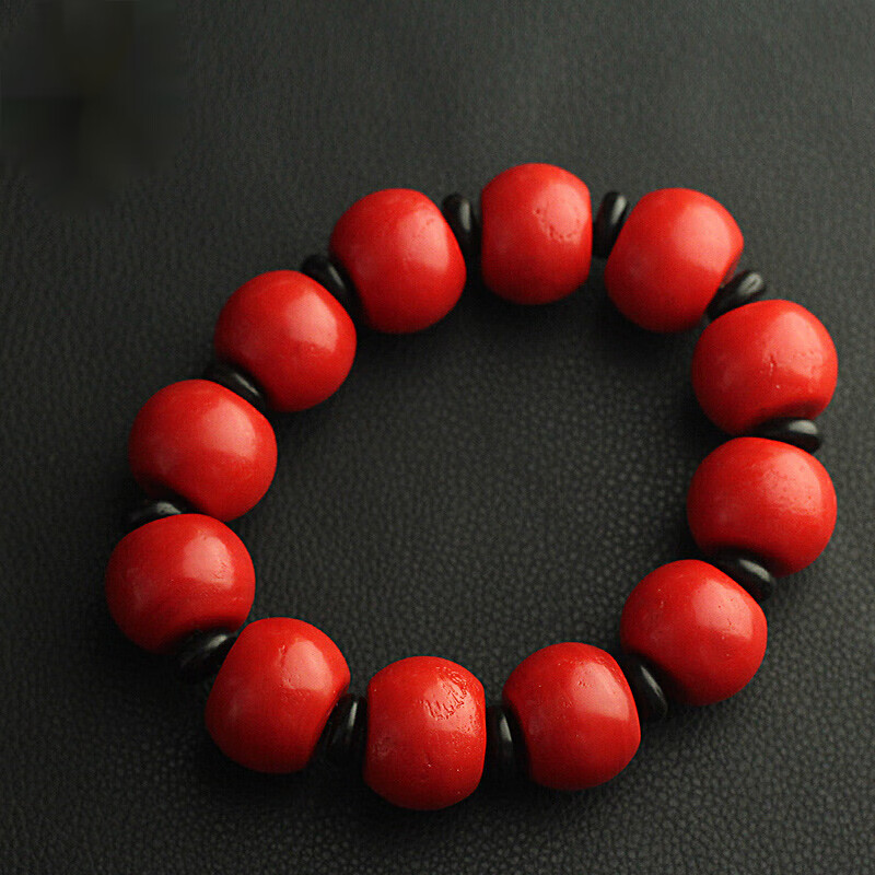 顶盈 西藏老雪巴手串男士女款小众原创手串手链古法手工琉璃藏族饰品