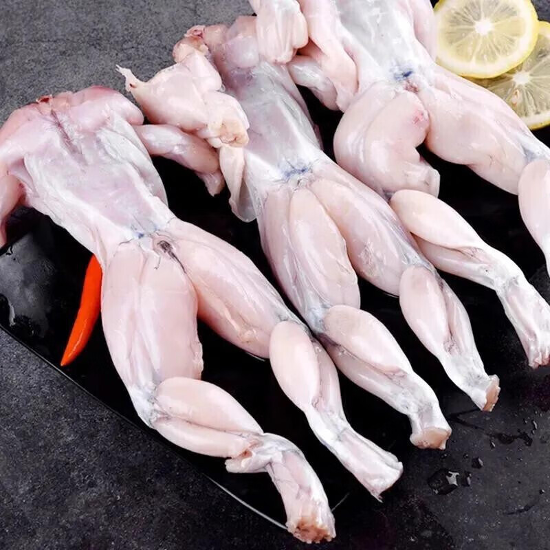 拍3件 橙伯乐牛蛙新鲜冷冻牛蛙商用半成品牛蛙烧烤食材牛蛙腿去头去皮
