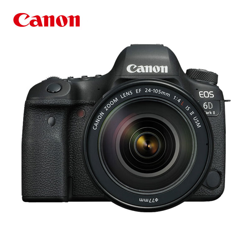 佳能（Canon）EOS 6D Mark II 6D2全画幅单反相机 L级24-105标准镜头套装（约2620万像素/4K延时短片）