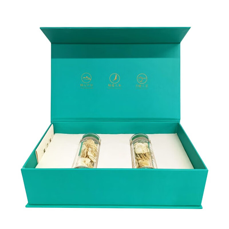 长白山人参 西洋参礼盒花旗参片50克人参片礼品健康养生食品煲汤泡水