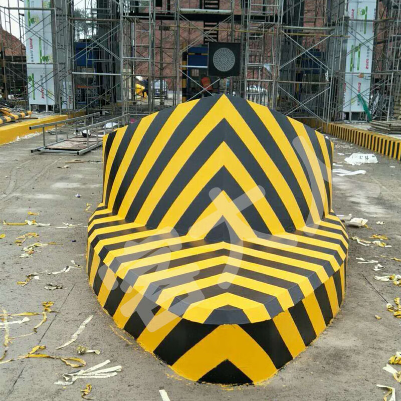 粟慄安全岛道路标线反光漆夜光亮交通警示漆撞栏马路划线油漆黄黑 25