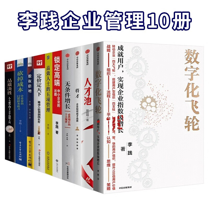 企业管理10册:数字化飞轮 人才池 将才