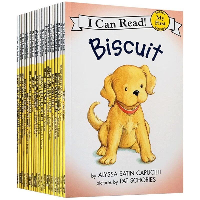 汪培珽英文书单 饼干狗My first初阶Biscuit（I can read分级阅读)21册儿