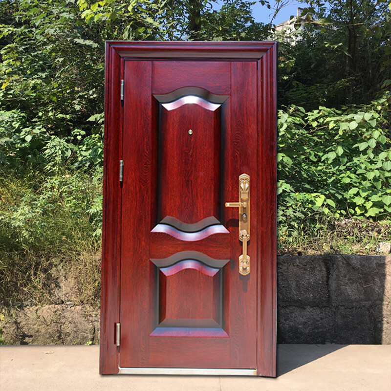 夜语时处理甲级智能农村别墅入户入户钢质防盗安全家用进户保温大门