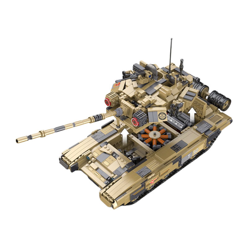 CaDA 咔搭 C61003 T-90主战坦克 静态版