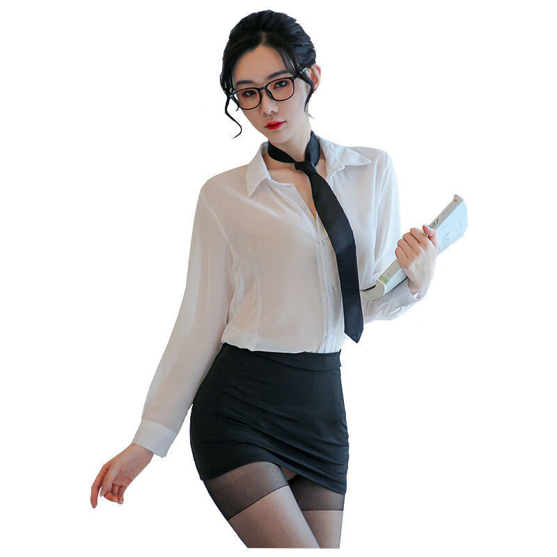 情趣内衣角色扮演 老师制服诱惑大码性感套装开裆免脱包臀裙ol秘书女