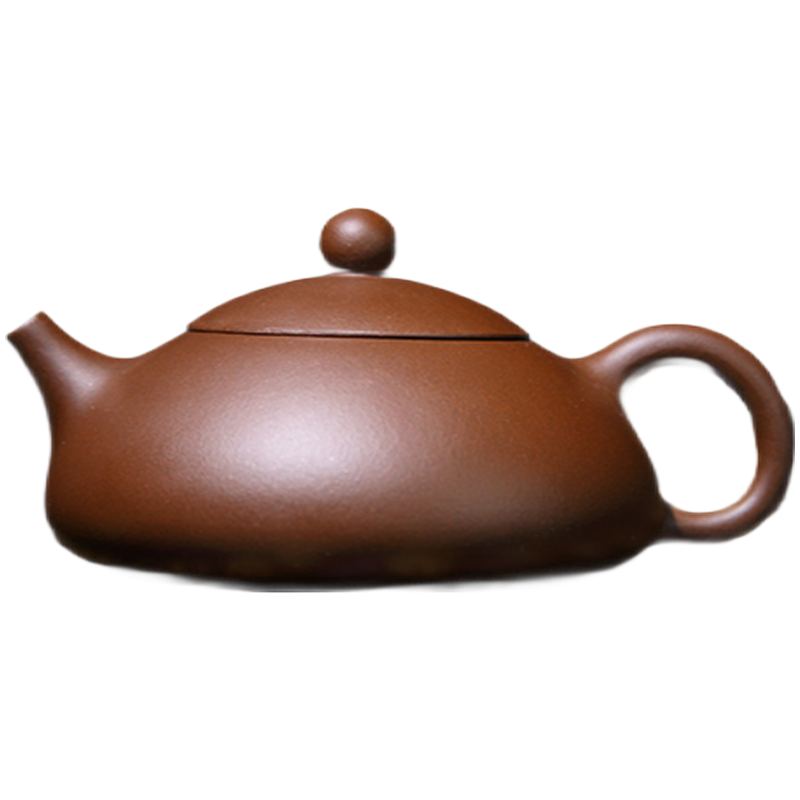 古往今来紫砂壶纯全手工宜兴功夫泡茶壶茶具套装东坡石瓢 周翔 紫泥 东坡石瓢 刻绘款 225ml