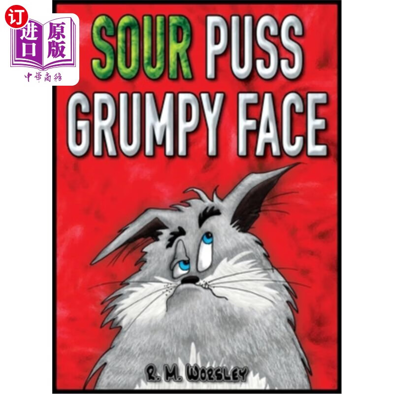 海外直订sour puss grumpy face 臭猫臭脸