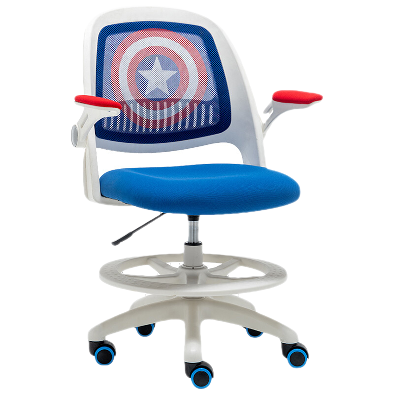 学习椅子中学生学习椅家用学生写字椅子可升降矫姿电脑靠背座椅可调节电脑椅学习椅子小学生 普通款(无脚踏)下单备注颜色