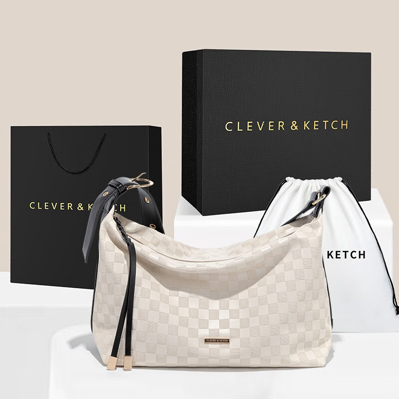 clever & ketch包包女包单肩斜挎包新款高质感小众旅行包 生日礼物送