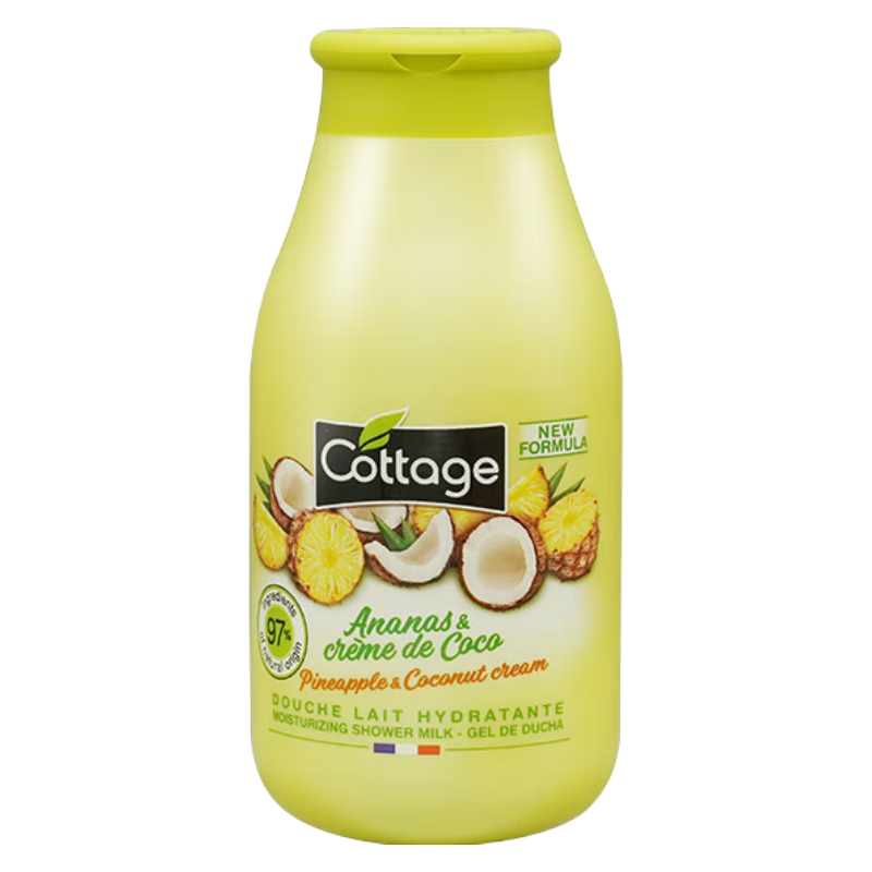 重质悠香伊(cottage)法国进口cottage悠香伊滋养保湿沐浴露水果香沐