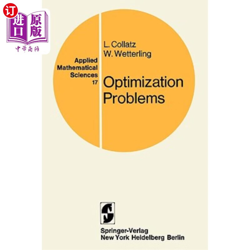 海外直订optimization problems 优化问题