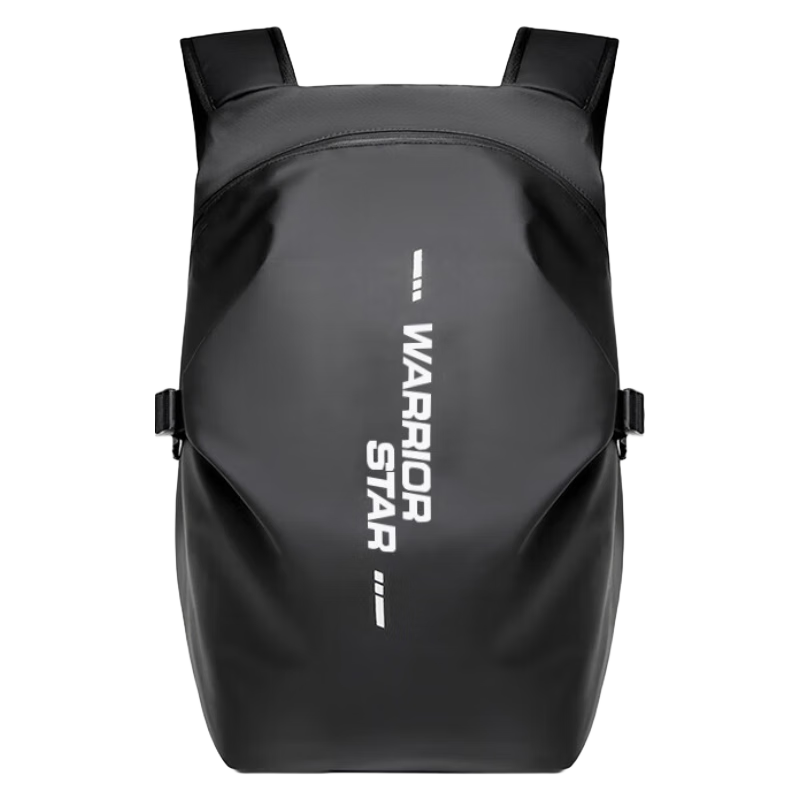 回力摩托車頭盔包全盔大容量防水復(fù)古摩旅騎士包騎行機(jī)車包雙肩背包潮 黑色