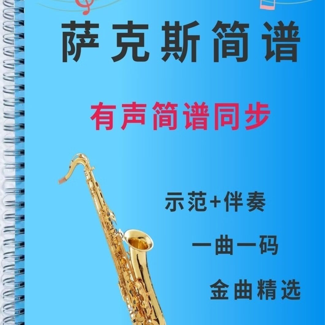 萨克斯曲谱简谱中音降e有声示范伴奏谱曲经典精选音乐带歌词 萨克斯