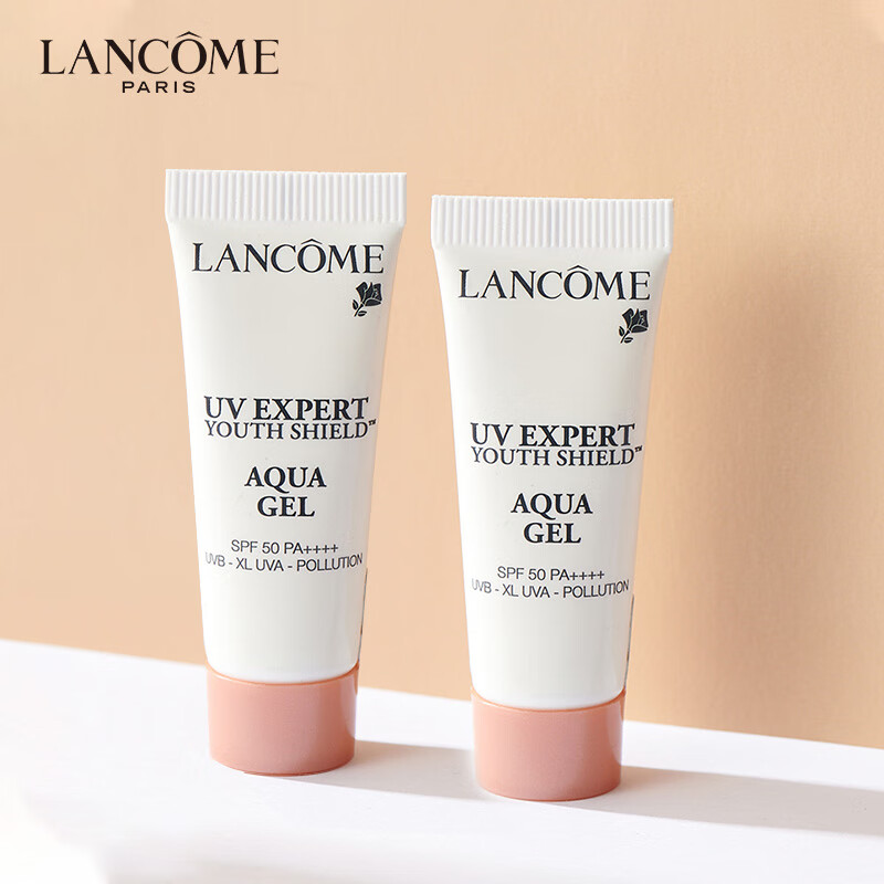 兰蔻（LANCOME）轻透水漾防晒乳10ml*2支装 小白管防晒 长效清爽隔离
