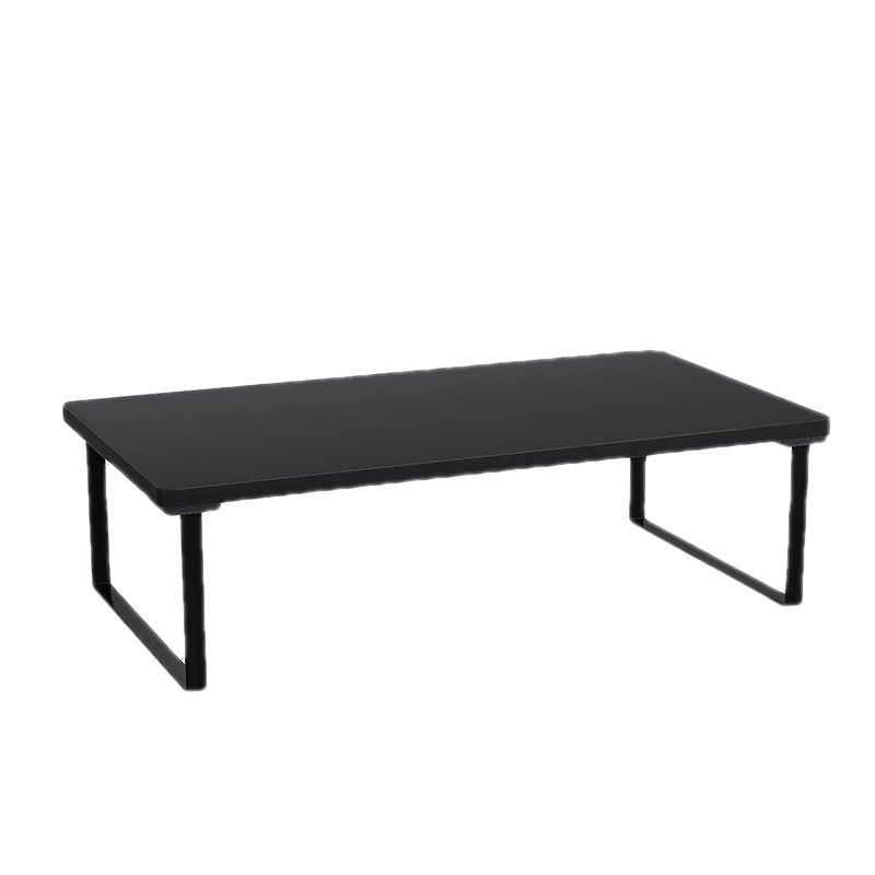 林家小子 办公桌笔记本电脑增高架台架子键盘显示器桌面收纳支架屏屏幕抬高 雅典黑-加高款