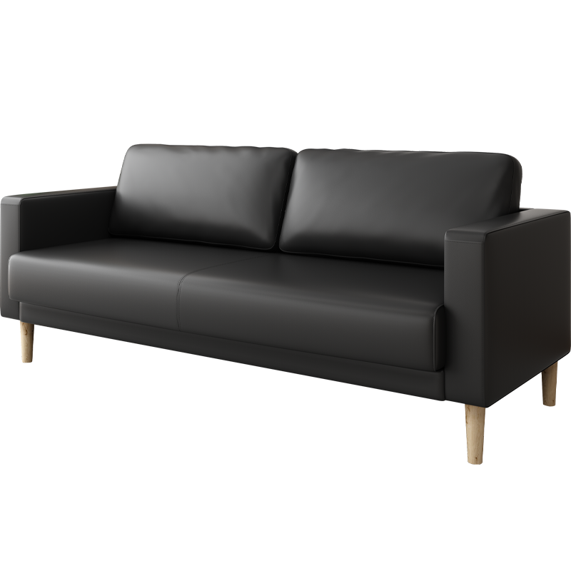 阔森(kuoson)办公沙发茶几组合小型沙发商务接待现代简约会客三人位办公室沙发