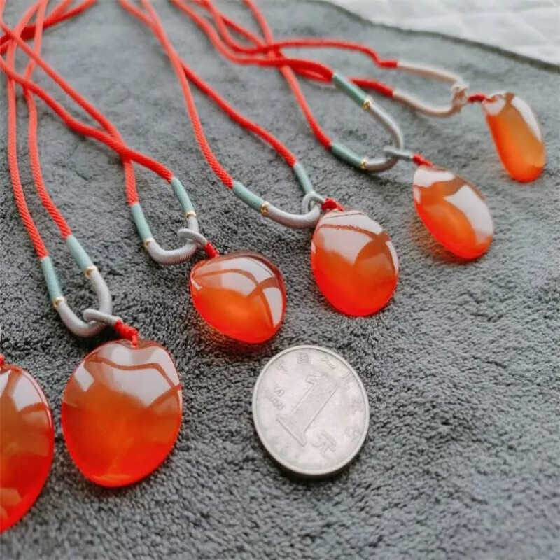 韩生生青鱼石吊坠青鱼骨石珠抛光野外生青鱼石青鱼石吊坠青 青鱼石2-3