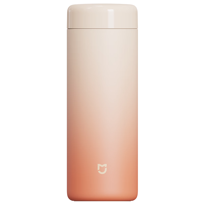 米家小米保温杯口袋版 保温保冷 小巧便携随身水杯316L不锈钢自带茶漏 渐变色 350ml