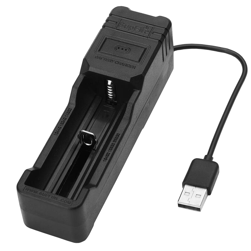 ���SupFire��18650/26650﮵��ͨ�ó����ǿ���ֵ�Ͳ�ɳ��ͷ��3.7Vר����� 10.9Ԫ