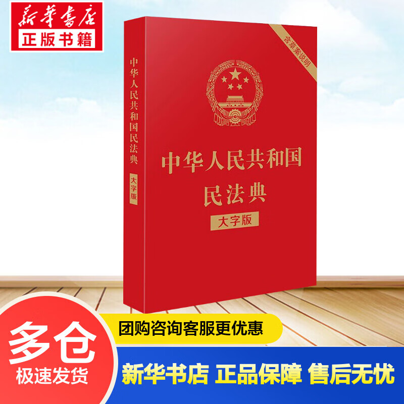 中华人民共和国民法典 含草案说明（32开大字版）