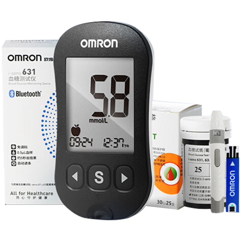 OMRON 欧姆龙 血糖仪家用医用631测血糖仪器