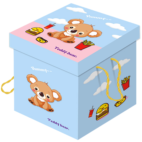 儿童零食大礼包健康营养小吃送女友小孩新年礼物整箱食品年货礼盒 【可爱小熊熊】手提大礼盒