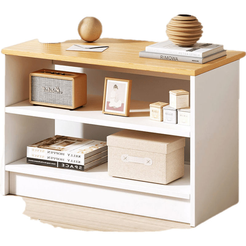 简易电视柜电视柜小户型客厅卧室简易地柜北欧高柜组合墙柜现代简约电视机柜 暖白色组装 组装