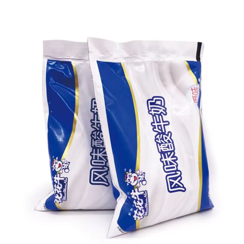 润华年花花牛酸奶 花花牛酸奶原味风味酸牛奶 150g*15袋