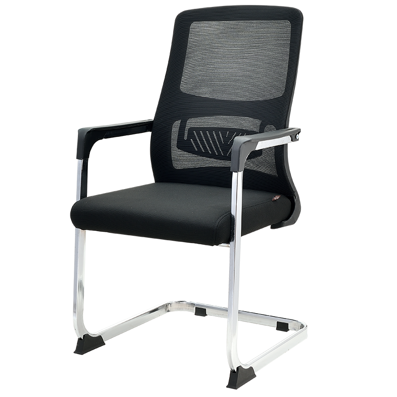 苏标办公电脑椅职员会议椅弓形透气网椅学习椅