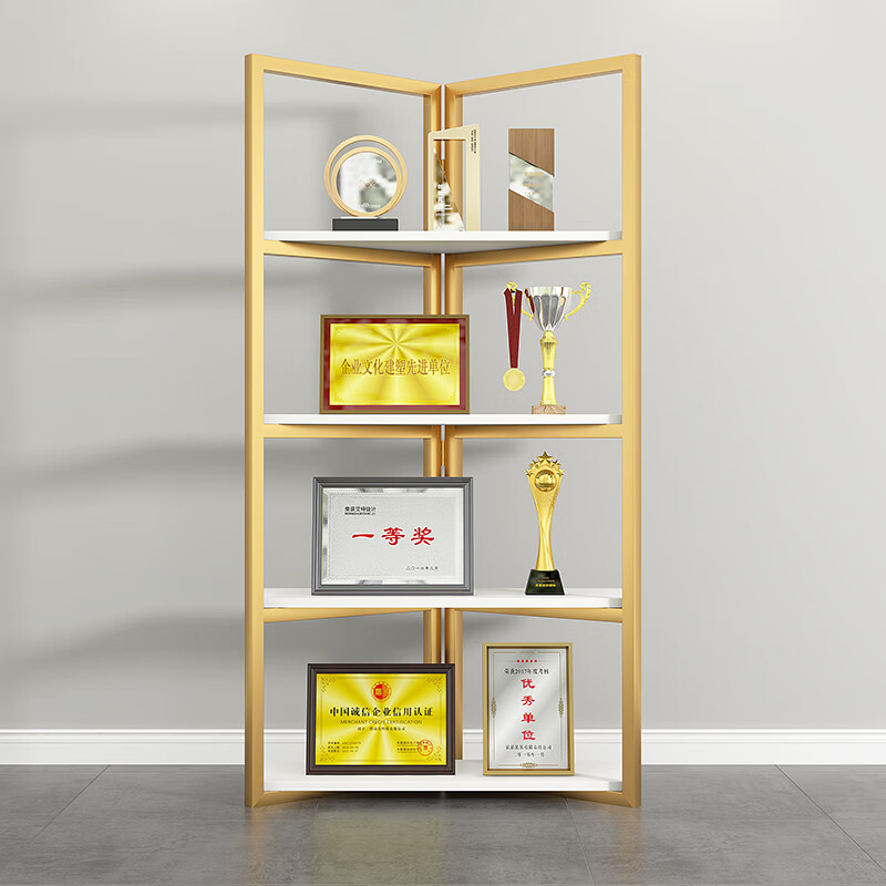 秋佳中药柜奖状奖杯展示架荣誉墙展示柜公司办公室证书陈列展示架奖状