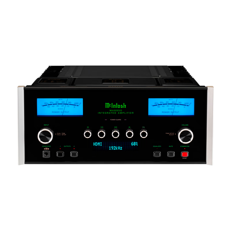 麦景图Mclntosh MA8950合并式发烧HIFI大功率家用进口HIFI功放 5波段音调控制200W*2通道配置DA2解码器 MA8950