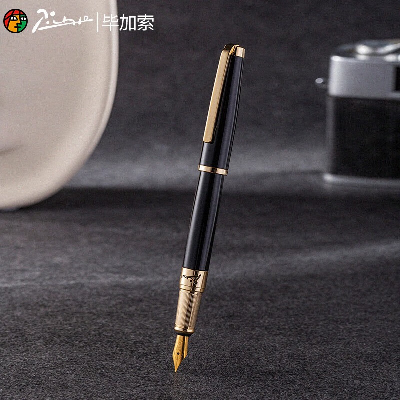 毕加索(pimio)918梦幻波尔卡铱金钢笔商务男女士办公用成人墨水笔送礼