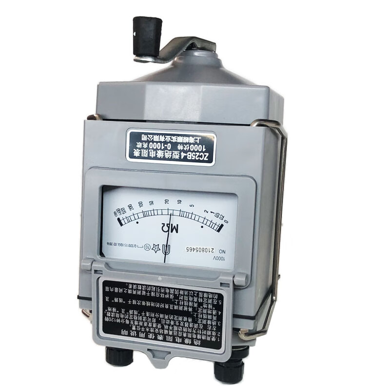 定制电工摇表zc25-3型0-500兆欧表zc25-4 1000v绝缘电阻测量塑壳铝壳