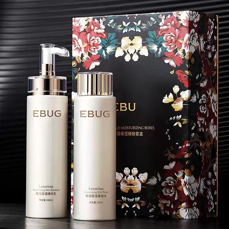 伊露莹（EBUG）柔肤水精华乳套装补水提亮修护保湿平衡水油滋养水乳 奢润柔肤水+精华乳两件套